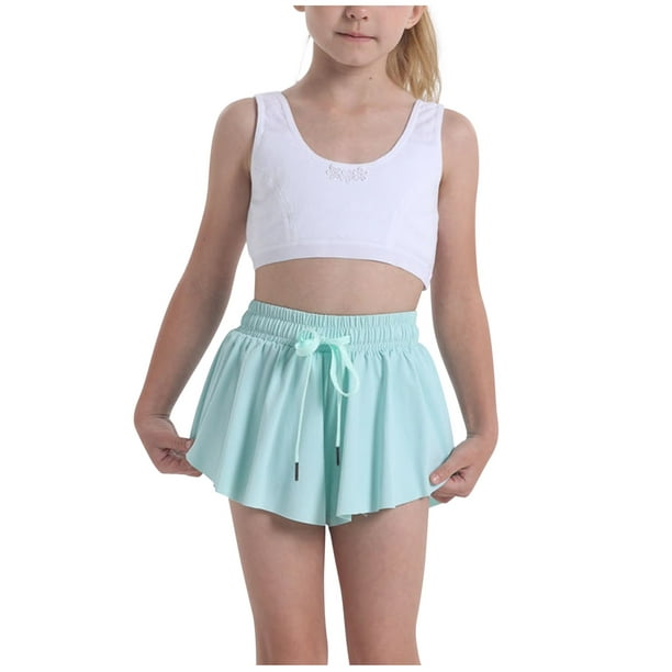 Flowy Shorts for Women Gym Yoga Athletic Workout Running Cute Tennis Skort  Skirt Teen Girls Clothes Summer