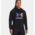 thumbnail image 2 of Women's UA Freedom Logo Fav Hoodie-Black / White - 001 Small, 2 of 9
