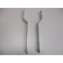 Boat Trailer Keel Roller Adjustable Bracket Kit / Two Galvanized 11.5" Brackets