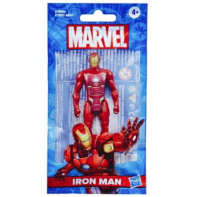 Marvel Avengers Iron Man 7" Spinning Flash Light Effect Press To Start Ages 4+ 