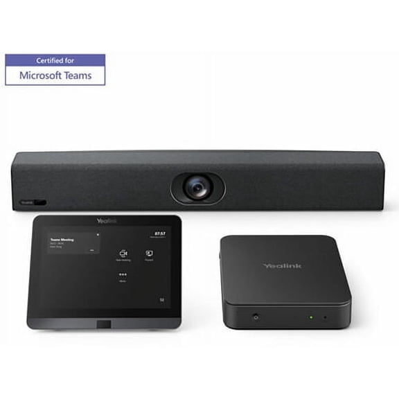 Yealink MVC340-C4-000 Native Microsoft Teams Rooms System For Small Rooms 1x Uvc30 Camera Mcore With Mtouch Ii Mspeech
