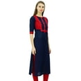 thumbnail image 2 of Phagun Kurti en Coton Ethnique Indien pour Femmes, Tunique Décontractée, Kurta Droite, 2 of 2