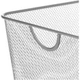 thumbnail image 2 of YBM Home Wire Mesh Open Bin Storage Basket for Kitchen Pantry - 6-Pack Silver, 2 of 2