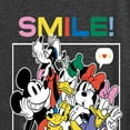 thumbnail image 3 of Disney - Mickey, Pluto, Minnie, Donald Duck, Goofy & Daisy - Crowded Photo - Women's Short Sleeve Graphic T-Shirt, 3 of 5