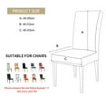 thumbnail image 5 of Chair Covers for Dining Chairs Set of 2, Stretch Dining Room Chair Cover Kitchen Chair Slipcovers, 5 of 5