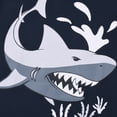thumbnail image 2 of WIBACKER 3-8T Shark 100% Cotton Summer Pajamas for Big Boys 2 Piece Short Sleeve Sleepwear Kids Pjs Set, 2 of 11