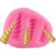 thumbnail image 4 of Set of 2 silicon sugar dough moulds in the shape of unicorns, 4 of 4