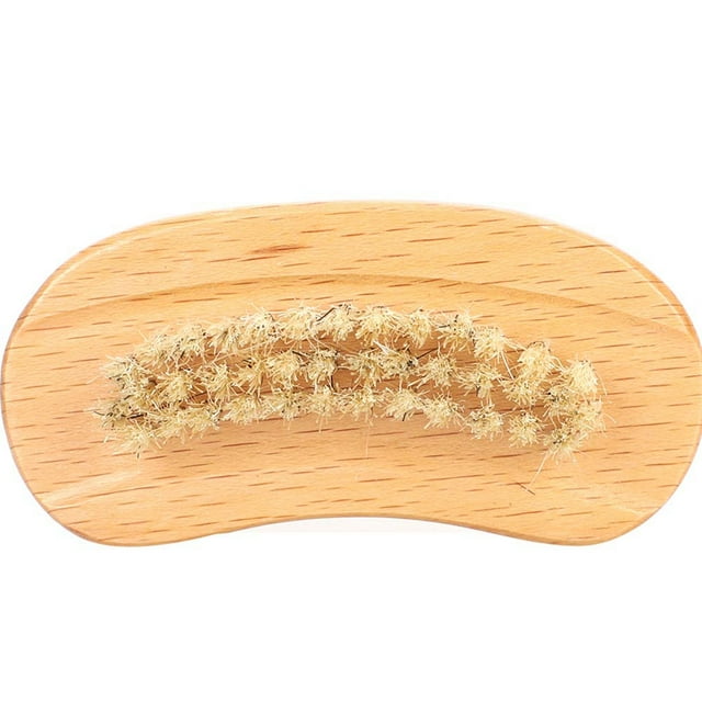 Cepillo de uñas doble NikouMX Cepillo de pedicura de doble cara de haya natural