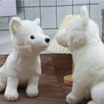 thumbnail image 6 of FNNMNNR Arctic Fox Plush Toy 9.84 inches, 25cm, Soft Snow Queen Fox Stuffed Animal Doll, 6 of 6