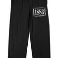 thumbnail image 2 of Yellowstone: 1883 Title Logo Men's Black Graphic Sleep Pants-XL, 2 of 5