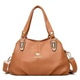 thumbnail image 4 of Bolsos de mano de cuero suave de alta calidad de lujo, bolsos cruzados retro de diseñador para mujer, bolso de mensajero de hombro de gran capacidad para mujer, 4 of 5