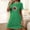 Green, variant on Xysaqa Women Chemise Night Gown Soft Sleepwear Lingerie, Nightgowns For Women Sexy Women'S Oversized Short Nightgown Printed Round Neck And Short Sleeves Dress Women'S Nightshirt Soft Nightgown Sleep