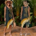 thumbnail image 3 of Psesaysky Palm Tree Print Womens Sleeveless Dress or Matching Mens Shirts 2026 Couples Matching Outfit Party Beach Sundress with Pockets &Summer Aloha Shirts Plus Size, 3 of 7