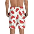 thumbnail image 3 of Kdxio Watermelon Print Mens Sleep Shorts Bottoms Soft Comfy Pajama Wear Pants with Drawstring Pockets, 3 of 7