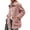 Pink, variant on PRETTYGARDEN Women's Winter Faux Fur Coats Long Sleeve Lapel Button Down Pockets Fleece Sherpa Jacket Casual Trendy Outerwear