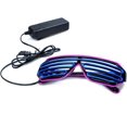 thumbnail image 5 of Gafas de neón Rave (púrpura azul) Gafas de sol LED intermitentes iluminan disfraces de DJ para fiesta, años 80, EDM, Halloween, 5 of 5