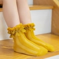 thumbnail image 3 of Princess Newborn Baby Girls Socks Lace Ruffle Frilly Ankle Dress Sock for Infants Toddler, 3 of 4