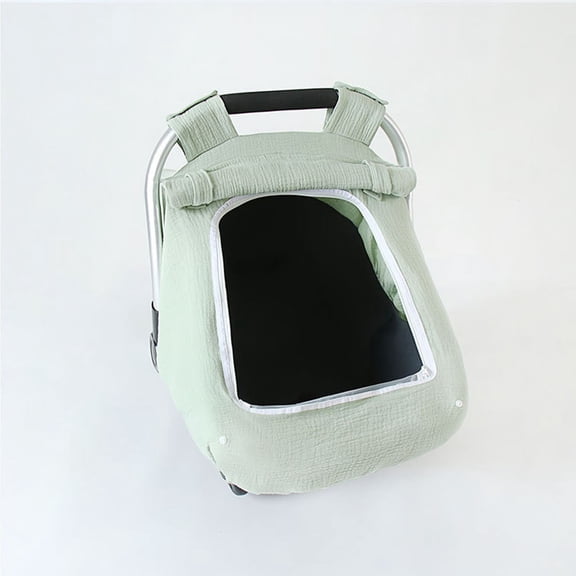 Universal Baby Stroller Protective Cover with Windproof Mesh Window for All Weather
