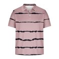 thumbnail image 3 of Mens Tall Shirts Short Sleeve Short Sleeve Button Down Shirt Black Button Up Shirt Men Short Sleeve Mens Linen Short Sleeve Shirt Clearance Sales Today, 3 of 4