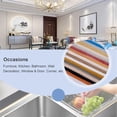 thumbnail image 6 of Self-Adhesive Gap Tape 2 Pack (Total 39Ft/12M), Waterproof Tile Decorative Strip, Peel and Stick Wall Edging Trims for Floor Ceiling Cabinet, DIY Home Decor Lines Gold, 6 of 7