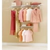 Rubbermaid Starter Configurations Closet Organizer 3-6' Kit - White | 3E24