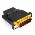 thumbnail image 3 of DVI 24+1 to HD Multimedia Interface Adapter, DVI to HD Multimedia Interface DVI 24+1 Male to HD Multimedia Interface Female, for Connecting Digital TV and LCD Monitors with DVI Interface, 3 of 8