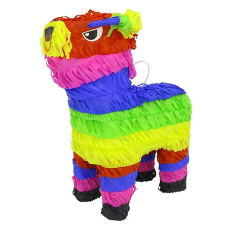Lutema Angry Bull Pinata Handmade MultiColored Spanish/Mexican Themed Piñata