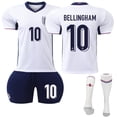thumbnail image 1 of UEFA Euro 2024 England Home Football Kit No. 10 Bellingham-Xin Adult L, 1 of 5