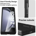 thumbnail image 6 of Case for Samsung Galaxy Z Fold 5 (2023) with Cover Screen Protector, Thin Hard PC Phone Case for Galaxy Z Fold5 - Black, 6 of 14