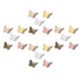 thumbnail image 3 of 100 piezas de pequeños dijes de mariposa para hacer aretes, colgantes y accesorios de joyería., 3 of 5