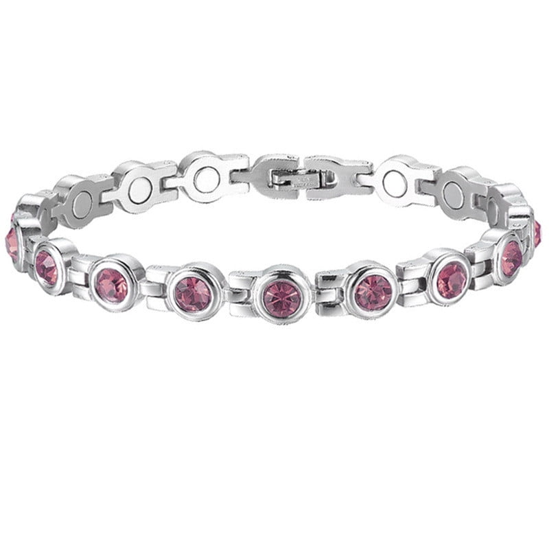 Female Birthstone Bracelet Sparkles Zirconia Bracelet