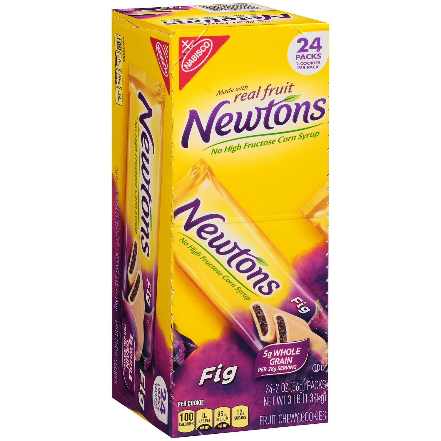 Newtons Fig Cookies, 2 oz, 24-count