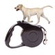 thumbnail image 4 of 3 metros de correa de perro Perros retráctiles automáticos para caminar correa correa perros mascotas gato plomo extendiendo cuerda de tracción (negro), 4 of 5