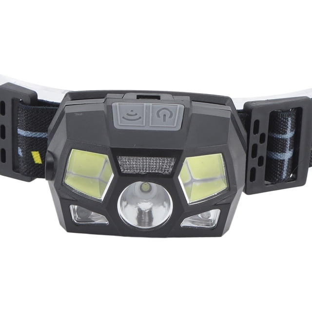 Lámpara de cabeza con sensor de movimiento, lámpara de cabeza con sensor de movimiento, faro LED recargable, faro superbrillante, rendimiento sólido