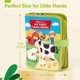 thumbnail image 2 of Children's Farm Animal Early Education Learning Board Fruit Tree Story Book Felt Busy Board, 2 of 5