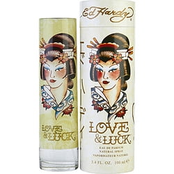 ED HARDY LOVE & LUCK EAU DE PARFUM SPRAY 3.4 OZ By Christian Audigier