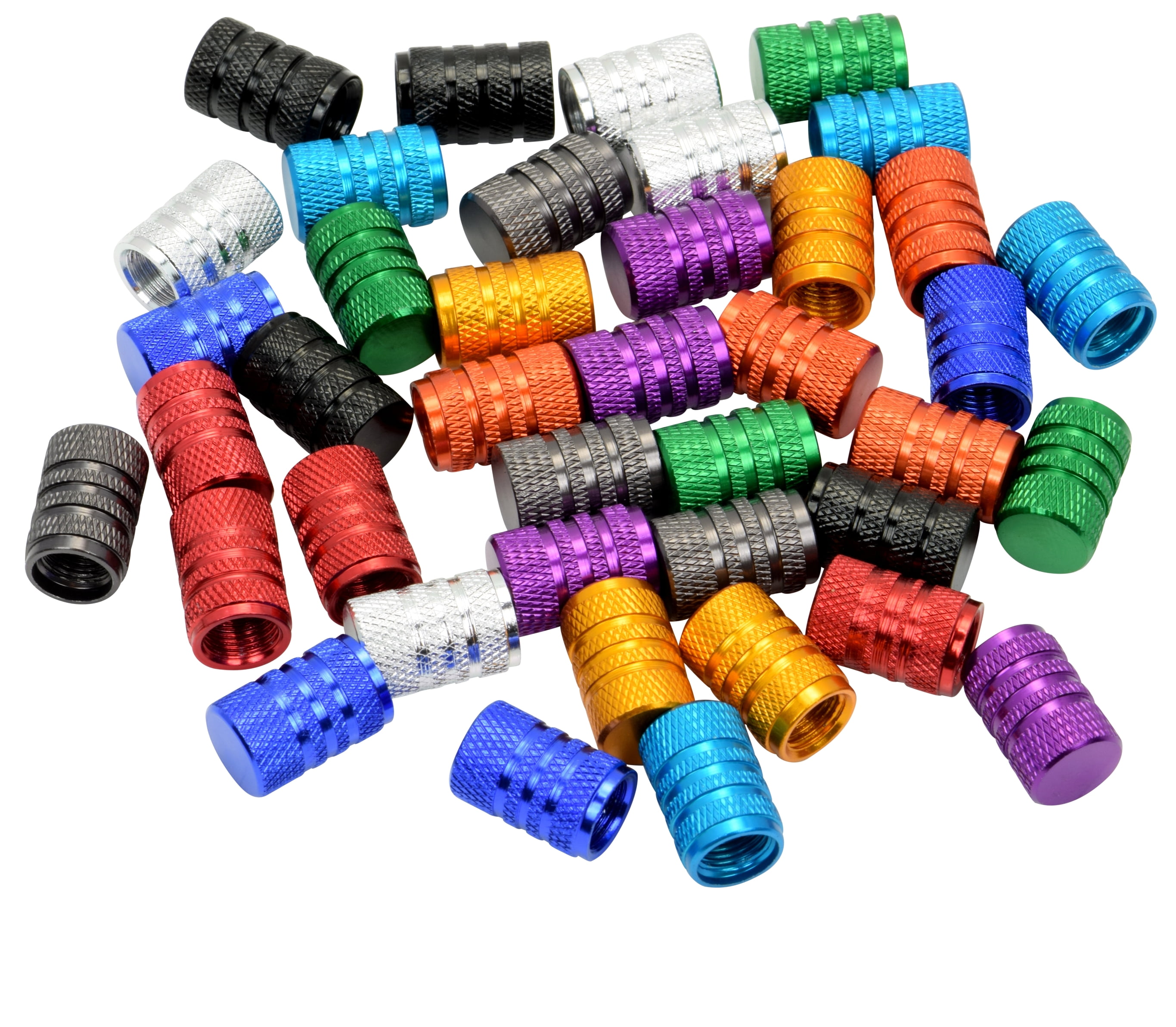 100 Green Plastic Schrader Dust Caps/Car/Bike/ 100 Green Plastic Schrader Dust Caps/Car/Bike/