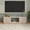 White, variant on Dorian Rectangular TV Stand for TV's up to 65" in Black Grain