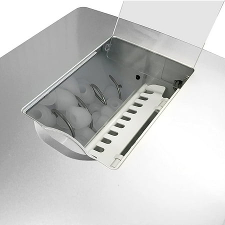 Whynter - 22-Lb. Portable Ice Maker and Water Dispenser - Silver