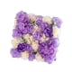 thumbnail image 3 of Fondo de arreglo de pared de flores artificiales para boda con hilera de flores, arco de flores DIY Púrpura claro, 3 of 9