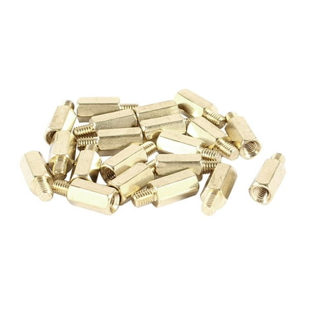 

Unique Bargains 20 Pcs PCB Motherboard Standoff Hex Spacer Screw Nut M3 Male 4mm to Female 9mm