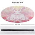 thumbnail image 2 of Easter Bunnies Rabbits Round Rugs -Washable Non-Slip Small Round Area Rug Throw Soft Circle Rugs for Bedroom, Modern Print Indoor Carpet for Entryway Sofa Living Room, 2 of 7