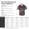 thumbnail image 6 of Lsque Merry Christmas pattern Hawaiian Shirt for Men, Unisex Summer Beach Casual Short Sleeve Button Down Shirts-Small, 6 of 9