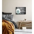 thumbnail image 4 of Wall Art Gray Dandelion Canvas Wall Art For Living Room Bathroom Decoration White Flower Flora Dandelion Picture Canvas Prints Artwork Framed Ready To Hang 12x16 Inch, 4 of 6