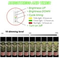 thumbnail image 4 of yadoker Plant Grow Light, LED Growing Light Full Spectrum for Indoor Plants,Height Adjustable, Automatic Timer, 5V Low Safe Voltage,Idea for Large Plant Light, 4 of 4
