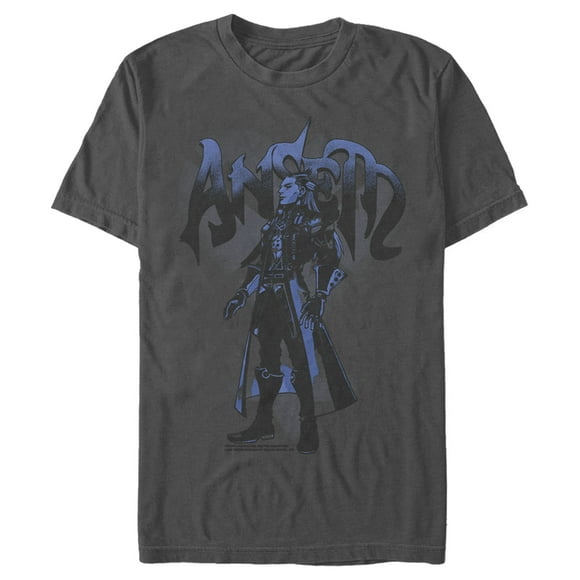 Men's Kingdom Hearts 1 Seeker of Darkness  T-Shirt - Charcoal - Small