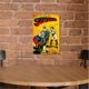 thumbnail image 3 of Hogar Resistente A La Intemperie Retro Chic Avenger Signo Hierro Pintura Pared Dibujo Plantillas Likrtyny Arte Deco, 3 of 9