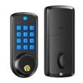 Entry Door Lock Electronic Keypad Deadbolt AutoLocking AntiPeeping