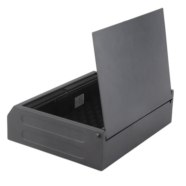 Biometric Safes, Improved Gas Struts 6 Digit Password Heavy Duty Steel Home Safe Box for Office Bedroom Cabinet