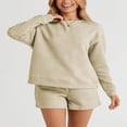 thumbnail image 4 of Matching Sweatshirt and Shorts Set for Women‘s Pajamas, 4 of 9
